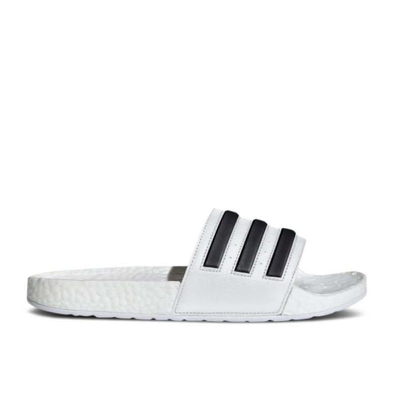 adidas Adilette Boost Slides 'White Black Stripes' | FY8155