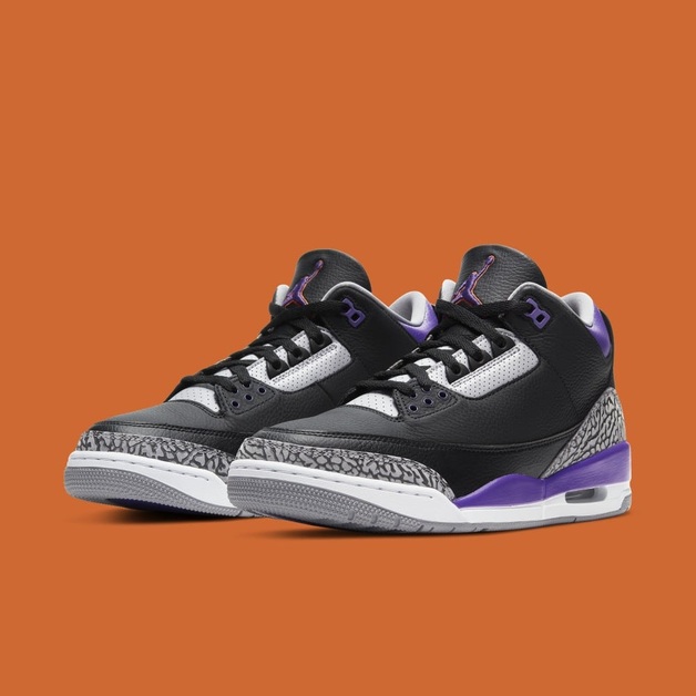 Werft einen Blick auf die offiziellen Bilder vom Air Jordan 3 „Court Purple“