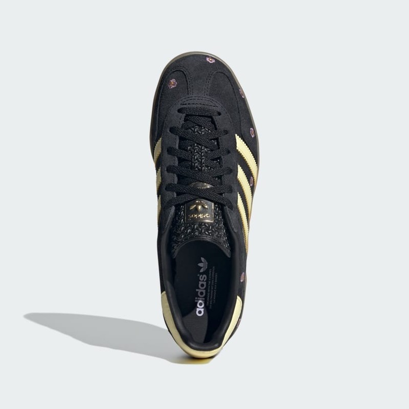 adidas Gazelle Indoor Floral "Black/Yellow" | IF4490