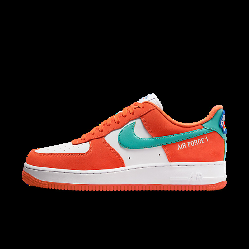 Nike Air Force 1 Low “Athletic Club” (White/Orange/Turquoise) Men's Shoes -  Style Code: DH7568-800 