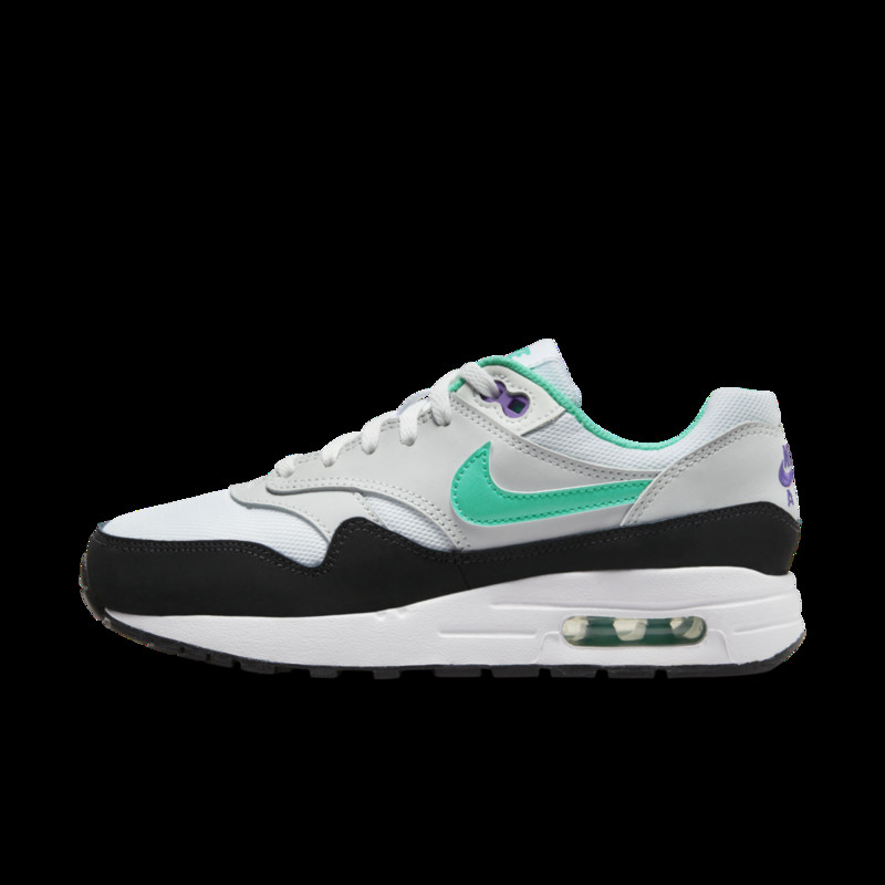 Nike air max online 1 dames zwart wit