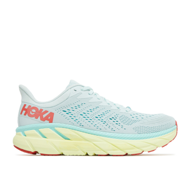 Hoka One One Wmns Clifton 7 'Morning Mist Hot Coral' | 1110509-MMHC