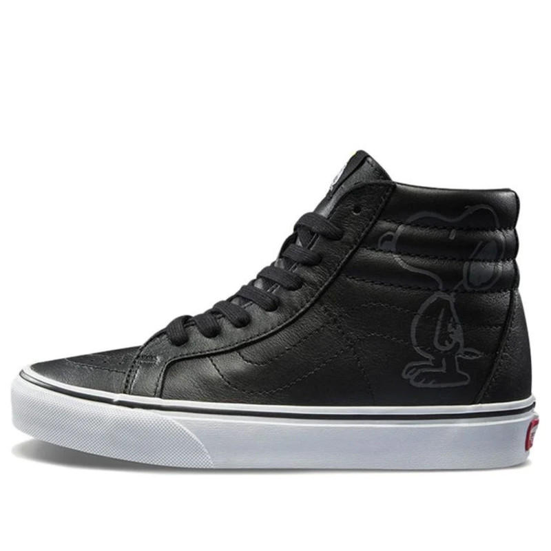 Vans peanuts 2024 snoopy black