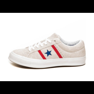 Converse One Star Academy OX (White / Enamel Red / Blue) | 164390C