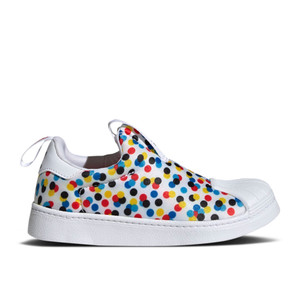 adidas Disney x Superstar 360 Little Kid 'Mickey and Minnie Polka Dots' | HQ4080