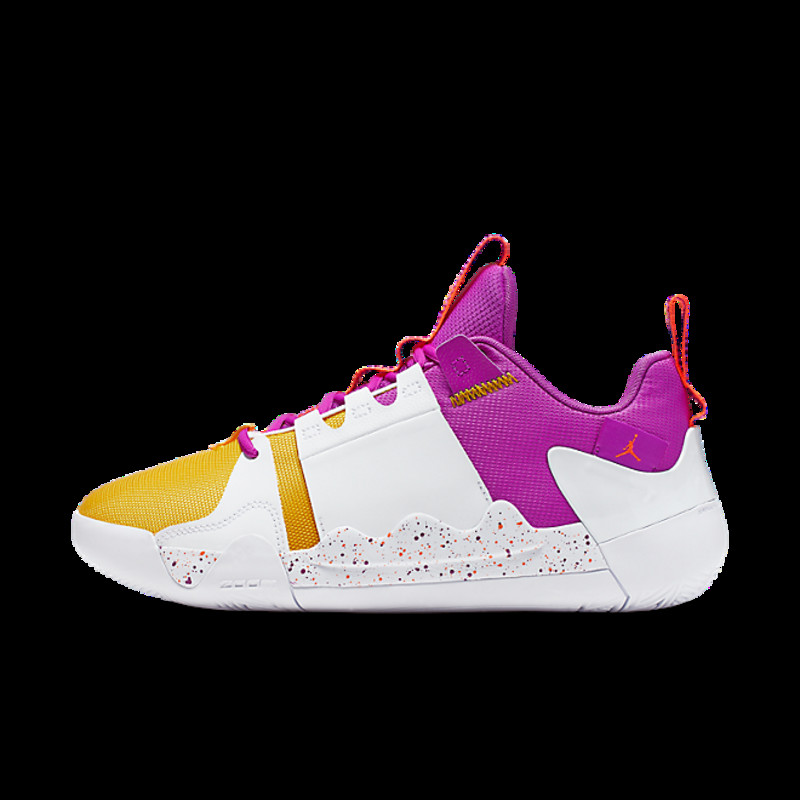 Nike Jordan Zoom Zero Gravity PF White Vivid Purple Basketball