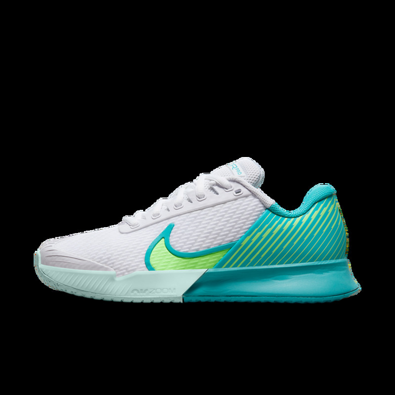 Nike Wmns NikeCourt Air Zoom Vapor Pro 2 HC Wide 'White Teal Nebula' | DZ2505-103