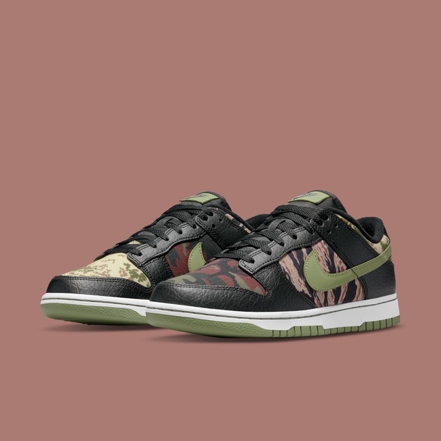 Official Images of the Nike Dunk Low SE "Black Camo"
