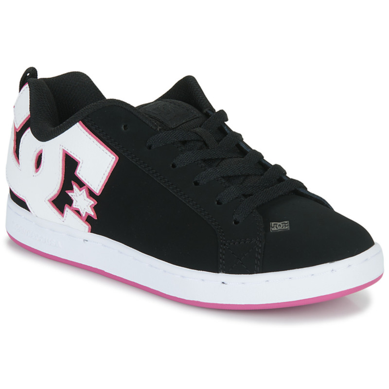 DC Shoes  COURT GRAFFIK  women's Skate Shoes (Trainers) in Black | 300678-BPZ