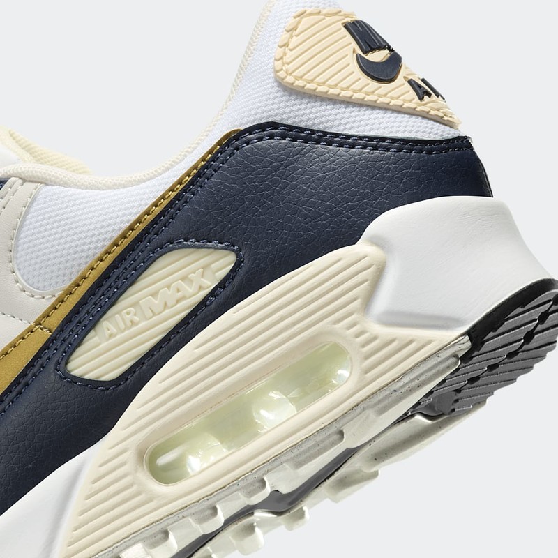 Nike air max 90 essential blue yellow best sale