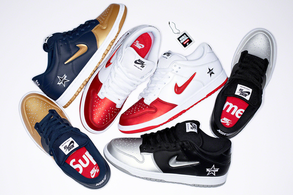 Official Pics from the Supreme x Nike SB Dunk Low Collection Released