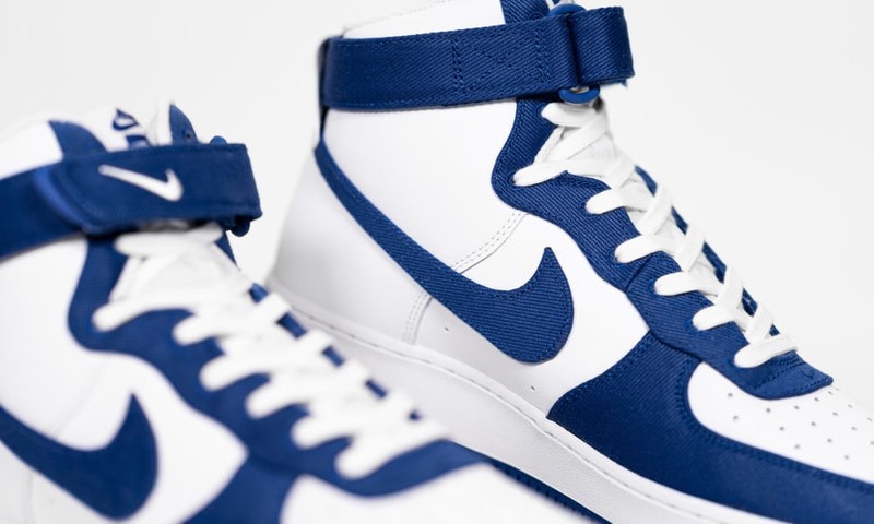 Air Force 1 High '07 LV8 EMB 'Dodgers' - Nike - DC8168 100 - white/rush  blue/rush blue/white