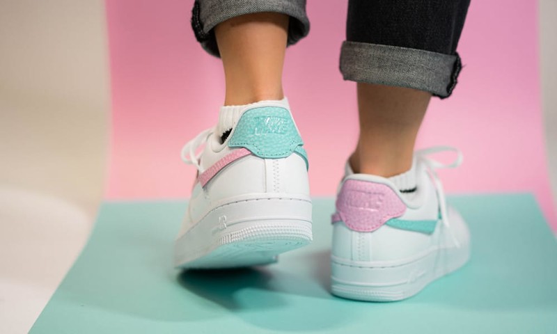 Nike Air Force 1 LXX Snakeskin Pink/Aqua | DC1164-101