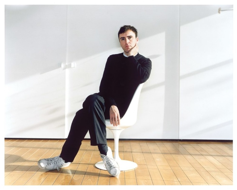 Raf simons classic black structured best sale