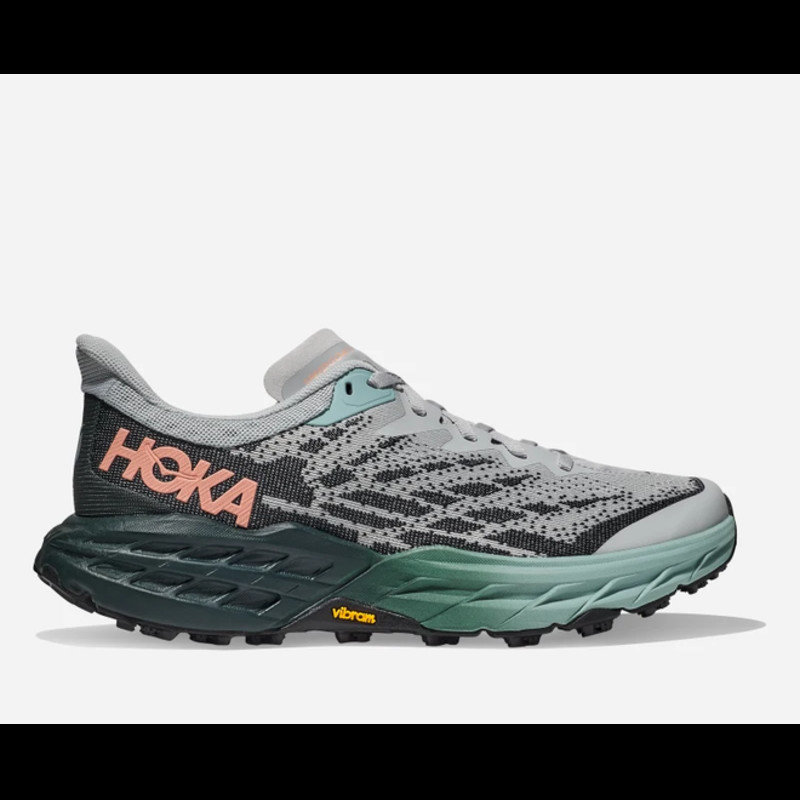 HOKA ONE ONE-SPEEDGOAT 5 FIESTA/RADIANT YELLOW - Zapatilla trail