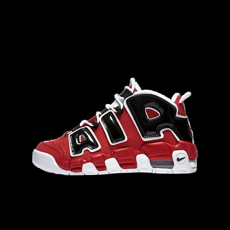 nike yellow Air More Uptempo Bulls Hoops Pack (GS) | 415082-600