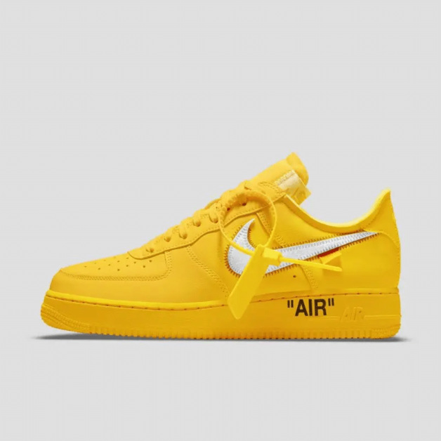 Official Images of the Off-White x Nike Air Force 1 "Lemonade"