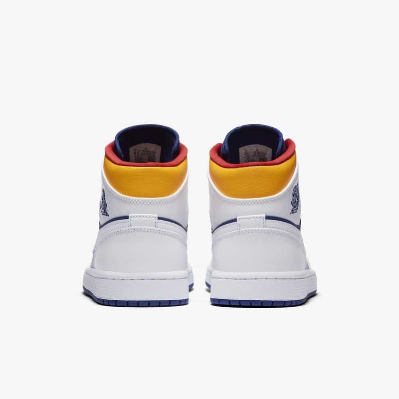 Air Jordan 1 Mid Blue/Orange | 554724-131