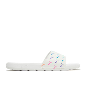 Puma Wmns Cool Cat Bold 2 Slide 'Allover Logo - White' | 382461-05