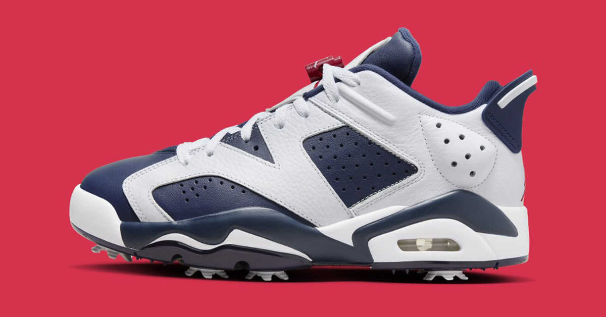 Offizielle Bilder des Air Jordan 6 Low Golf „Olympic“