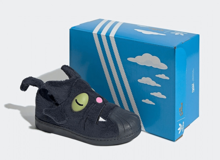 Snowball aus The Simpsons taucht auf dem adidas Superstar auf