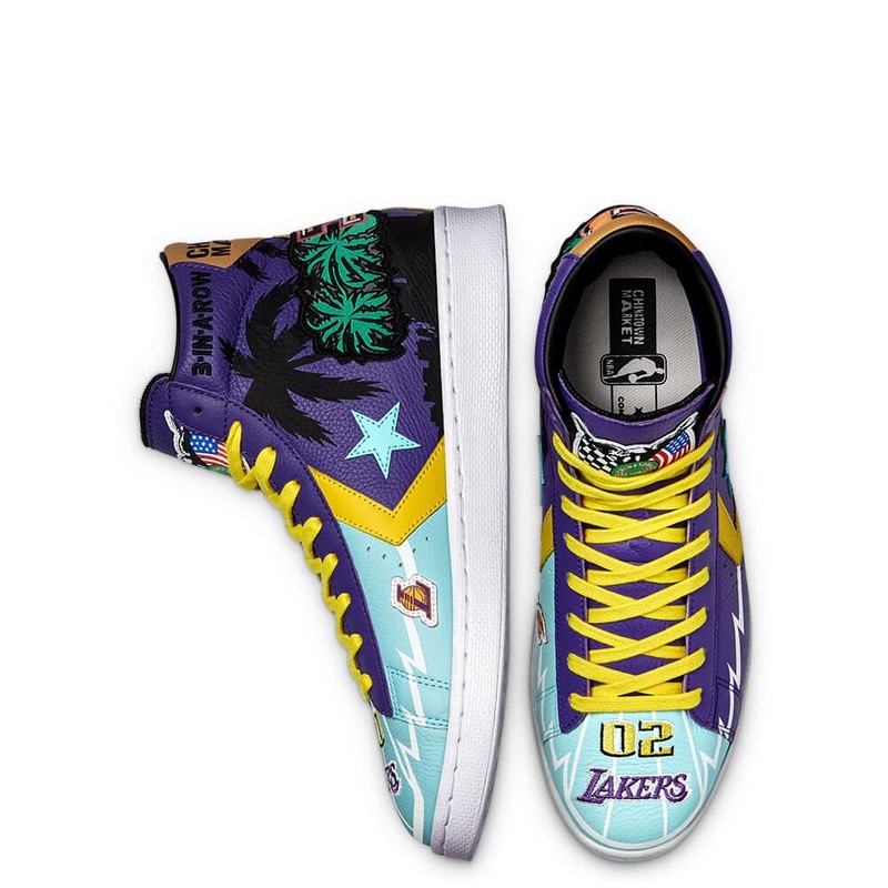 Chinatown Market x Converse Pro Leather High Lakers Championship Jacket | 171240C