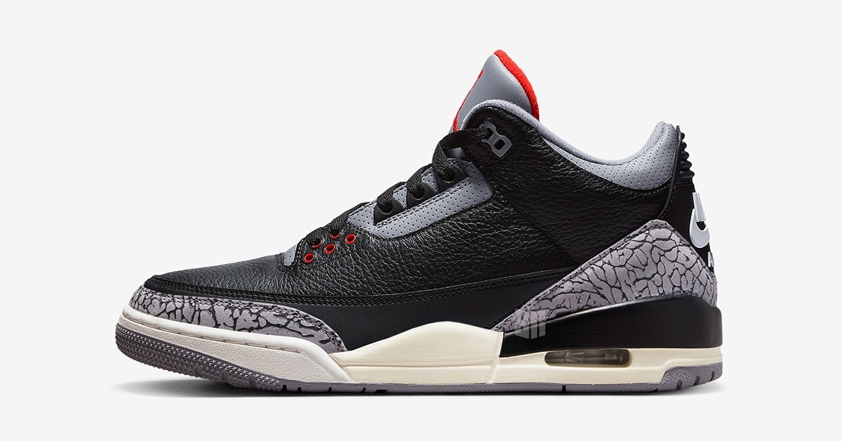 The Air Jordan 3 "Black Cement Reimagined" Revives a Classic in 2024