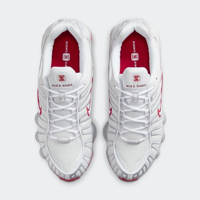 Nike Shox TL "White/Red" | FZ4344-001