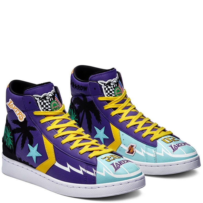 Chinatown Market x Converse Pro Leather High Lakers Championship Jacket | 171240C