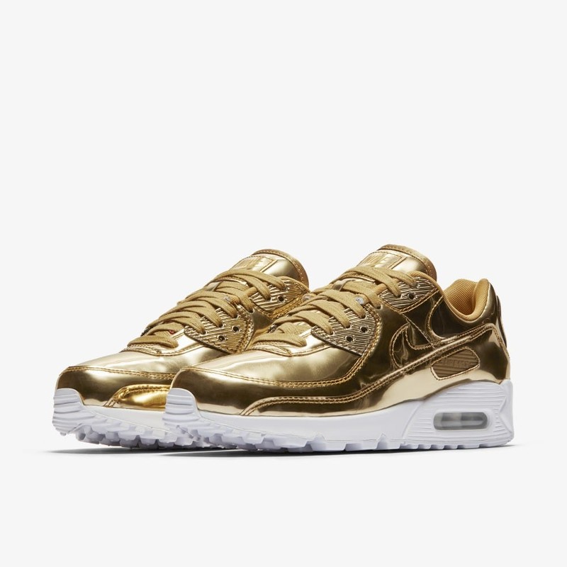 Nike Air Max 90 Metallic Gold | CQ6639-700