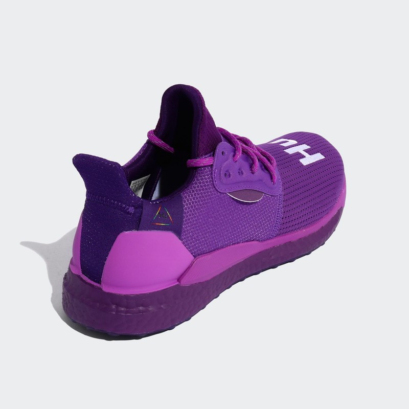 Pharrell Williams x adidas Solar Glide HU Rainbow Pack Purple | EG7770