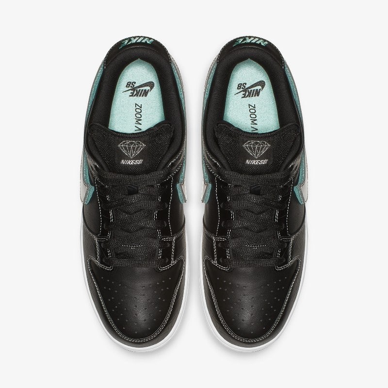 Diamond Supply x Nike SB Dunk Low Pro Black | BV1310-001