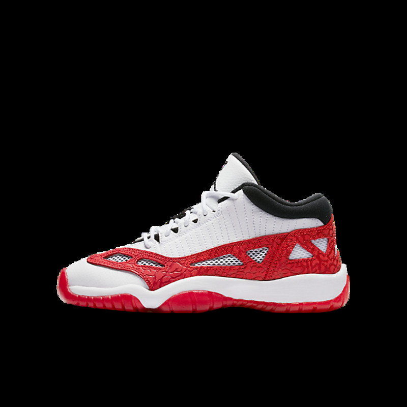 Jordan 11 Retro Low IE White Gym Red (GS) | 919713-101