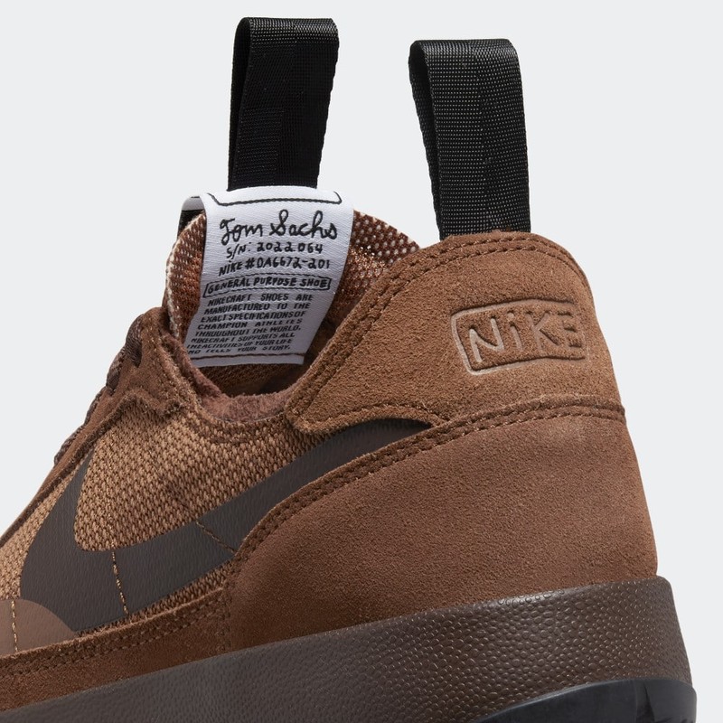 Tom Sachs x NikeCraft General Purpose Shoe Field Brown | DA6672-201