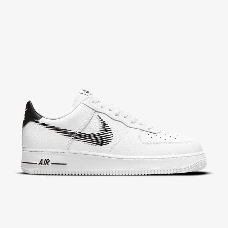 Nike Air Force 1 Low Zig Zag Swoosh Black Orange, DN4928-001