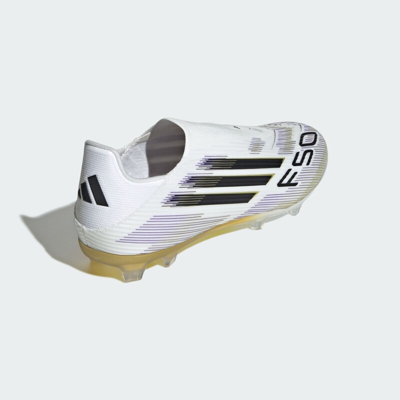 adidas F50 League Laceless FG/MG "White/Gold" | JH7736