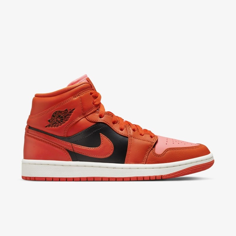 Air Jordan 1 Mid Orange/Black | DM3381-600 | Grailify