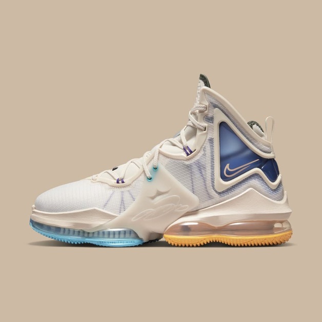 Nike gibt dem kommenden LeBron 19 einen neuen Look mit gelben und blauen Hits