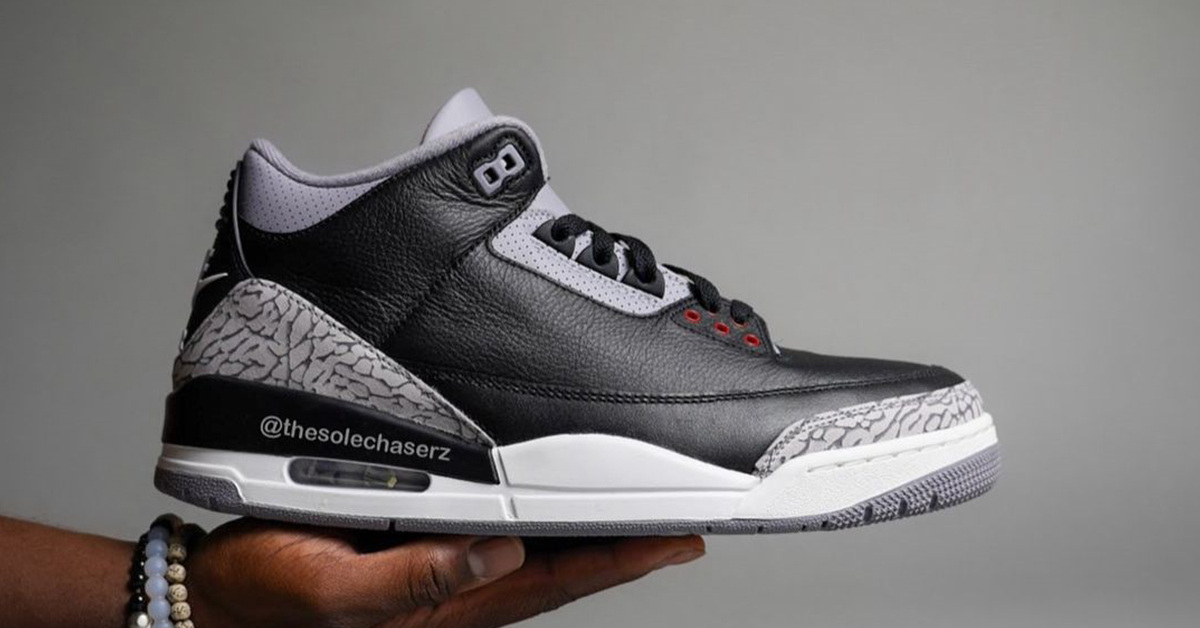 Der Air Jordan 3 „Black Cement“ belebt einen Klassiker 2024 neu