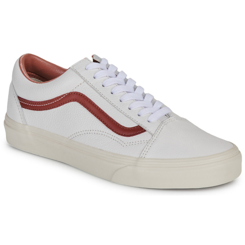 Vans old skool discount premium leather white