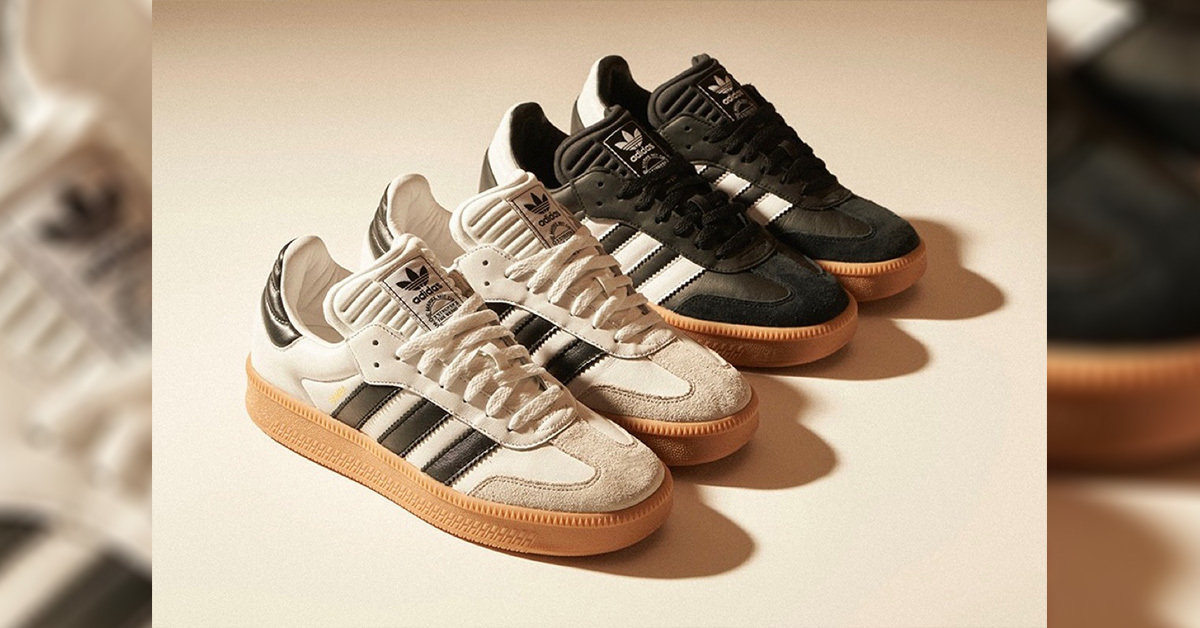 Erste Bilder des adidas Samba XLG in klassischen Colorways Erste Bilder des adidas Samba XLG in klassischen Colorways