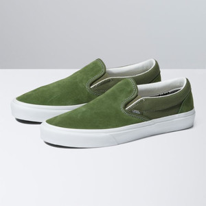 Vans Classic Slip-On 'Textured Chive Green' | VN0A7Q5DE02
