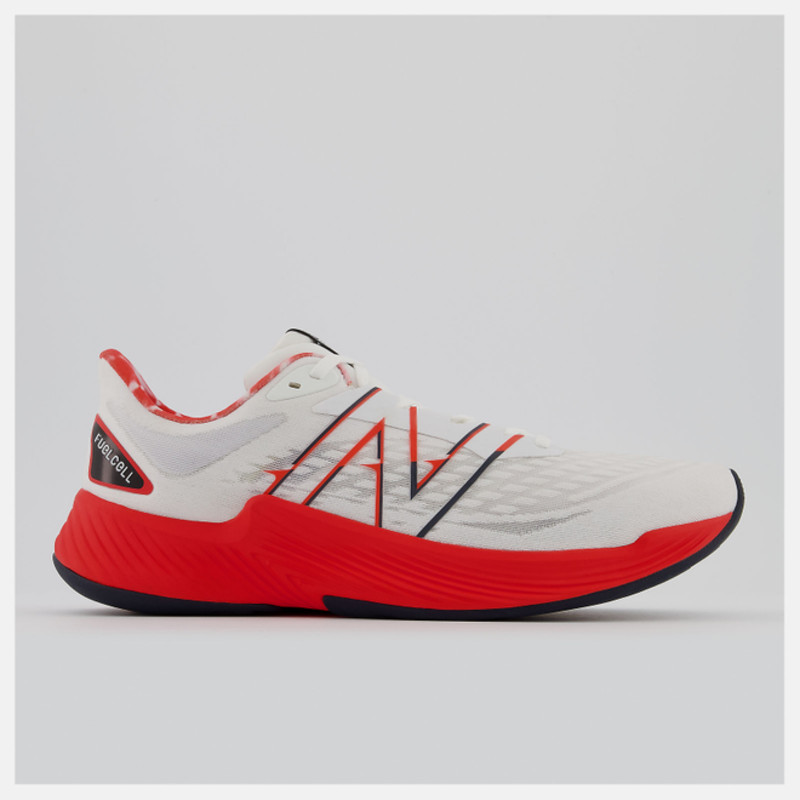 New Balance FuelCell Prism v2 - White with Eclipse | MFCPZZ2