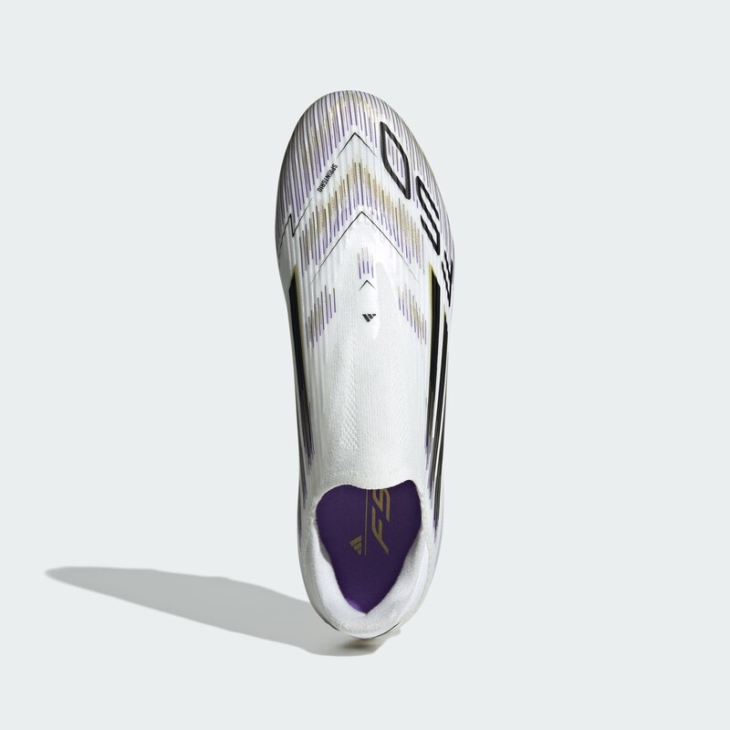 adidas F50 League Laceless FG/MG "White/Gold" | JH7736