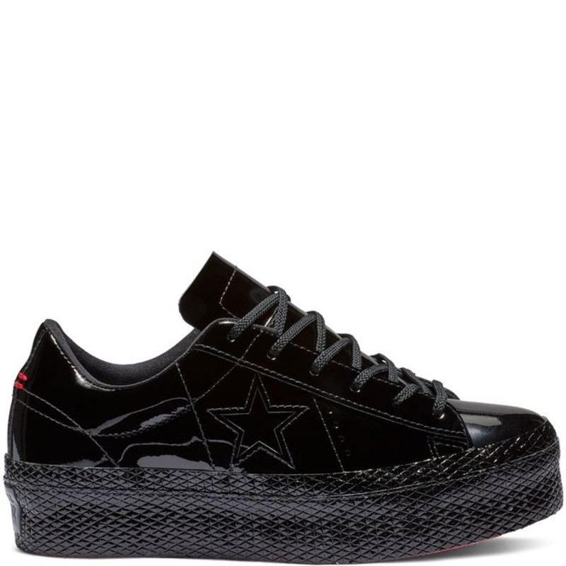 Converse one star hot sale patent low top sneakers