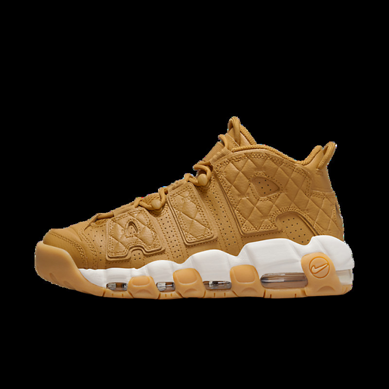 Nike Air More Uptempo Quilted Wheat Gum Light Brown (W) | DX3375-700