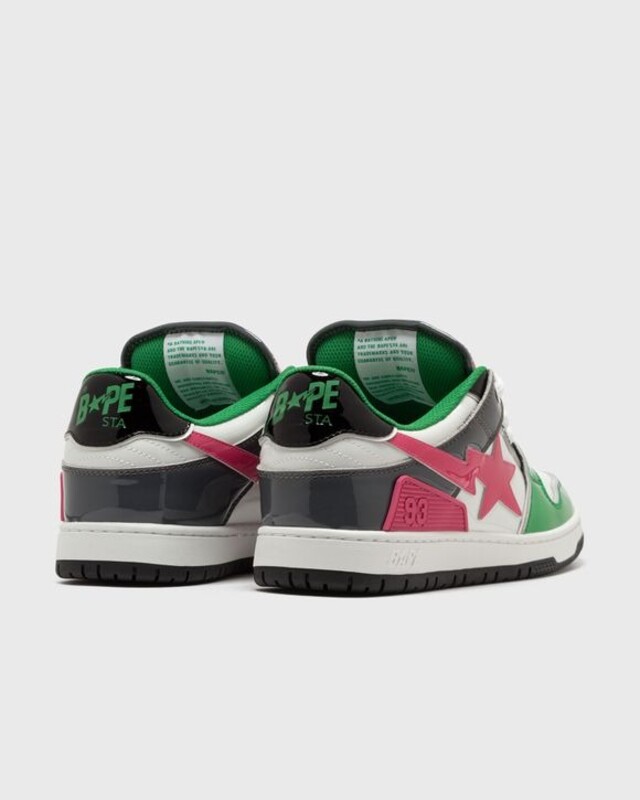 A Bathing Ape Bape SK8 Sta #2 M1 "Pink/Green" | 001FWL301312MGRN