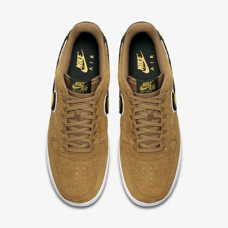 Nike Air Force 1 Low Bronze Chenille Swoosh | 823511-204
