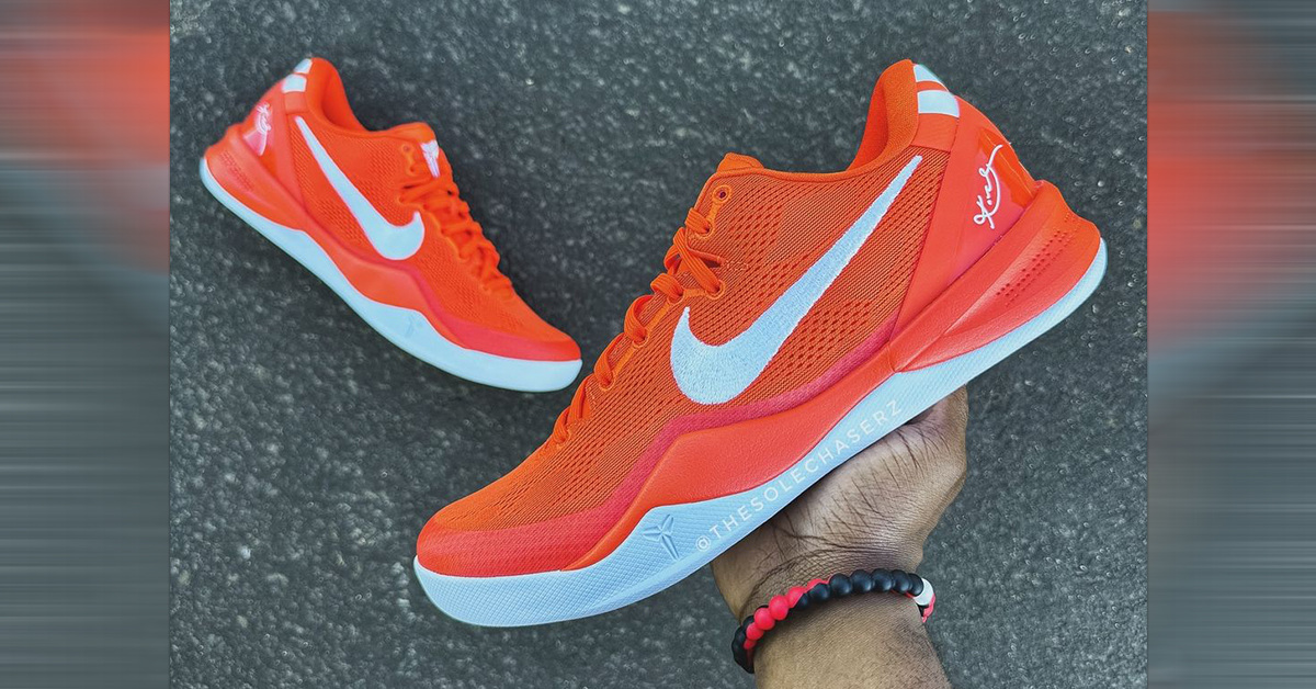 Nike Kobe 8 Protro “Orange/White” erscheint im Herbst 2024