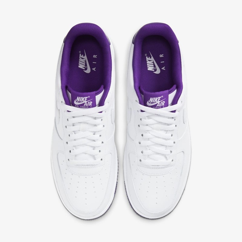 Nike Air Force 1 White/Purple | CJ1380-100